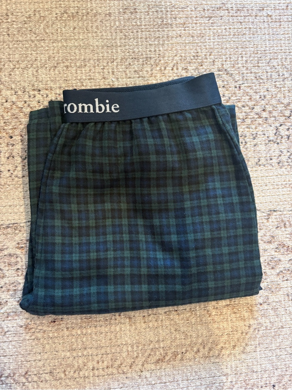 Abercrombie & Fitch pajama pants, size 15/16 teen fits like a adult s/xs